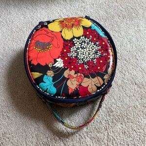 Vera Bradley makeup travel bag